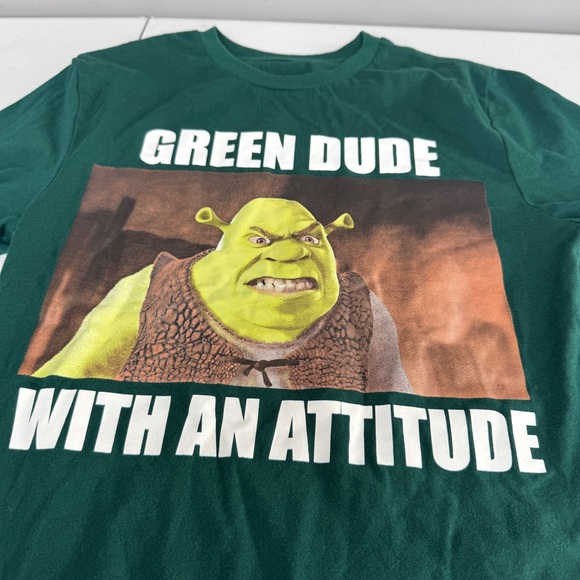 Shrek Graphic T-Shirt Extra Small 30/32 Green Shirt - Picture 2 of 4